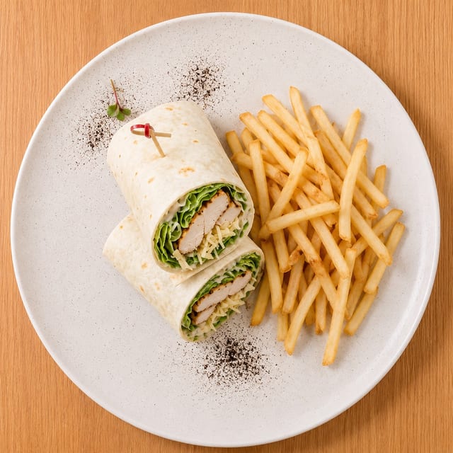 Chicken Caesar Wrap.