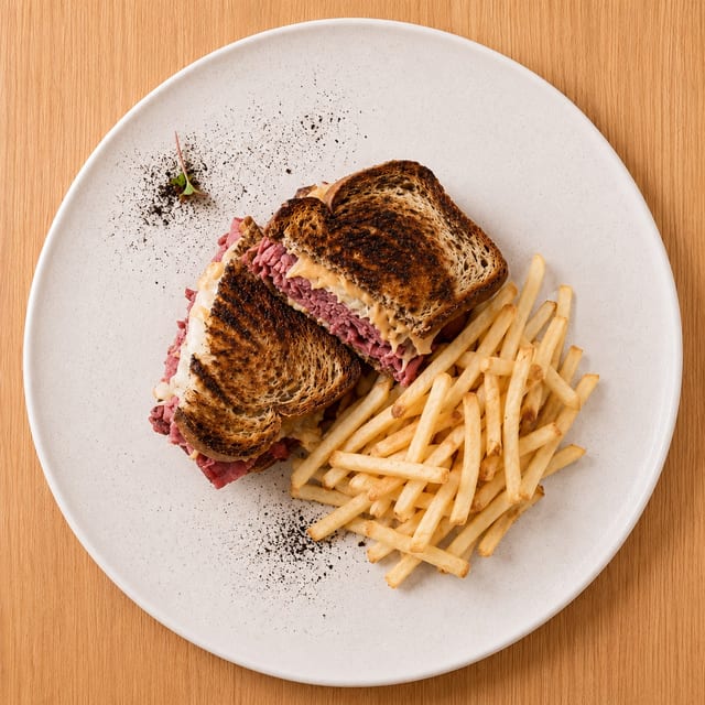 Classic Reuben Sandwich.