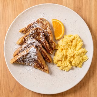 2 French Toast & Eggs