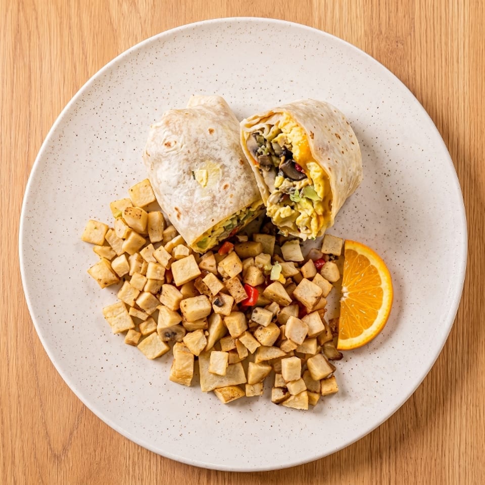 Delicious Breakfast Burrito